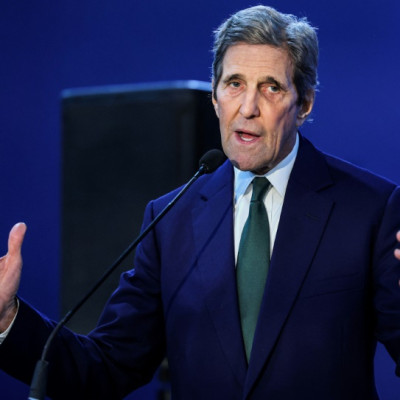 US Special Presidential Envoy for Climate John Kerry warned that the 'climate crisis ... threatens every single aspect of our lives on a daily basis'