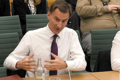 UK finance minister Jeremy Hunt defended the government's Brexit deal with the EU