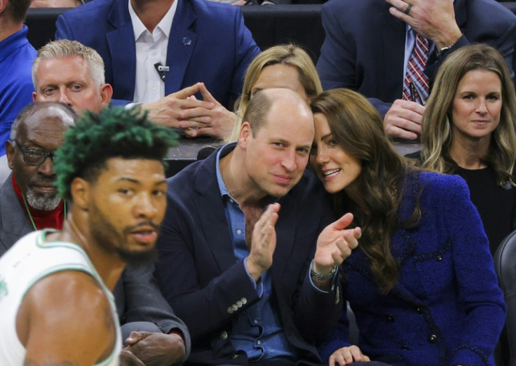 The row erupted just as the prince and princess of Wales headed to Boston