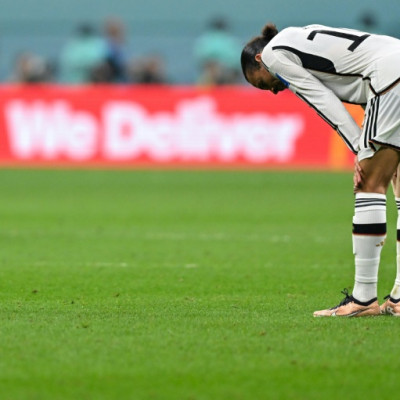 A dejected Serge Gnabry after Germany were dumped out of a second successive World Cup at the group stage