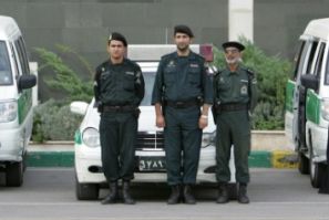Morality police men and women prepare for patrol in 2007, when they began to crack down and arrest women