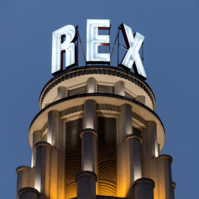 The 90-year-old Grand Rex has the only spinning sign on the Paris skyline