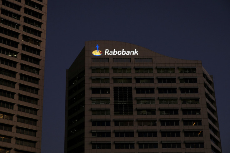 Office buildings and a Rabobank logo are seen in Sydney