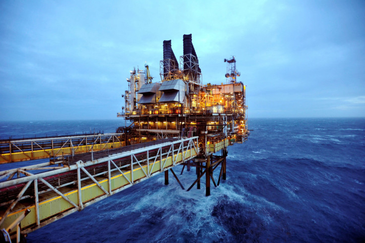 A BP oil platform in the North Sea