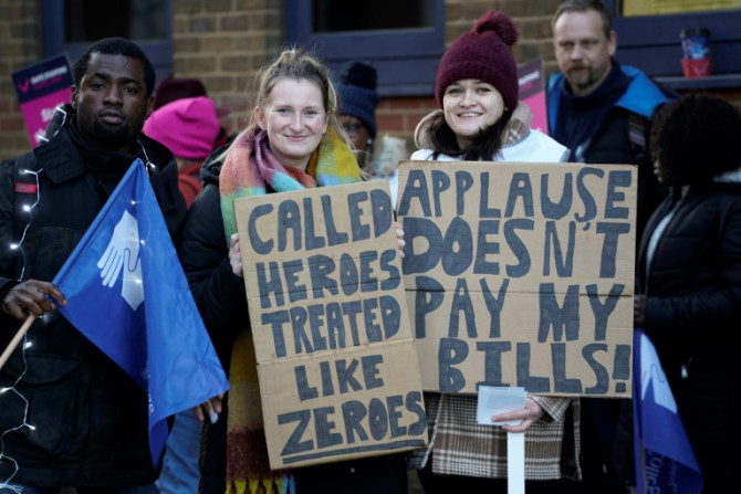 Polls indicate the majority of Britons support nurses and ambulance workers striking for higher pay