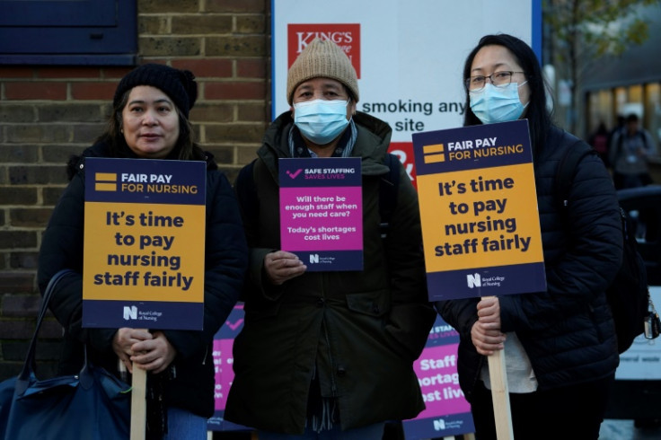 UK nurses say they cannot afford to pay their bills