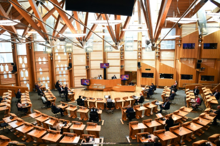 The Scottish Parliament, pictured in 2021, passed a law dropping the requirement for a gender dysphoria medical diagnosis in order for someone to alter their gender.