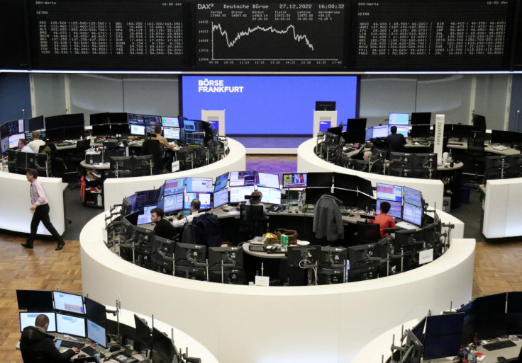 German share price index DAX graph is pictured at the stock exchange in Frankfurt