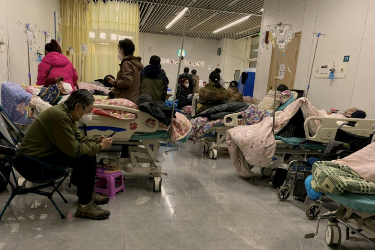 Hospitals across China have been overwhelmed by an influx of mostly elderly people