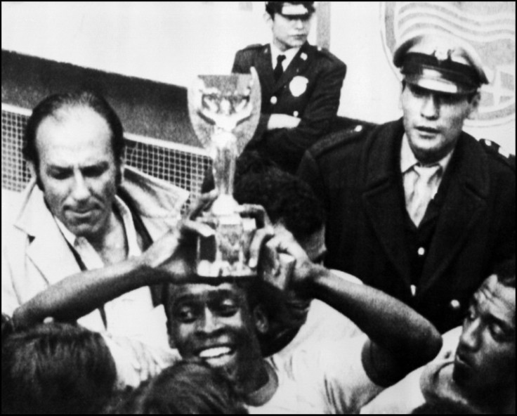 Pele won his third World Cup title in Mexico in 1970