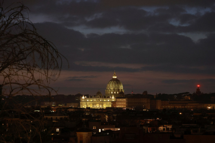 St. Peter's Basilica is seen from Pincio Terrace the day after the death of former Pope Benedict, in Rome