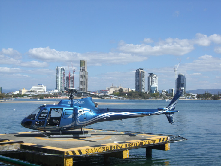 Sea World helicopter