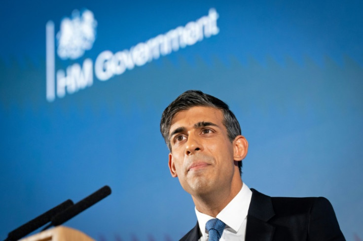 Rishi Sunak made a five-point pledge in a speech to mark the new year