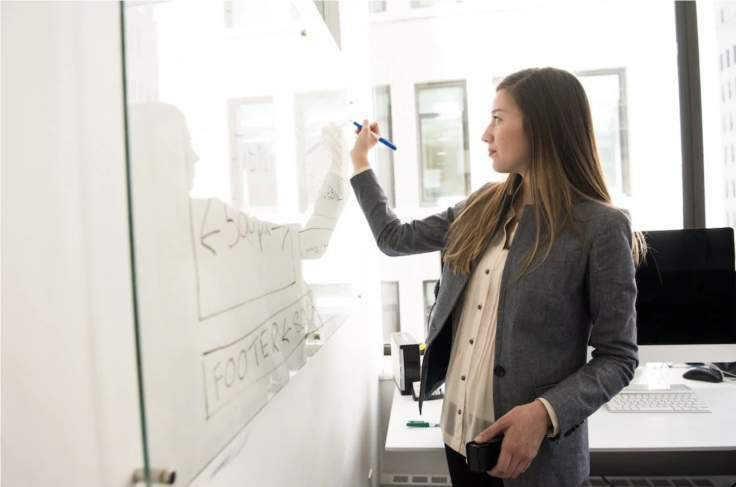 working woman, office