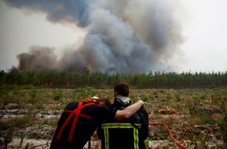 Wildfires continue to spread in the Gironde region