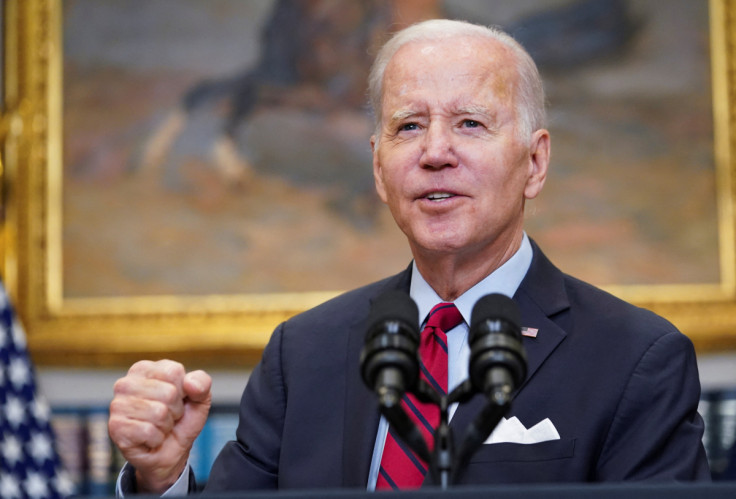 U.S. President Biden speaks about the U.S.-Mexico border during remarks at the White House in Washington