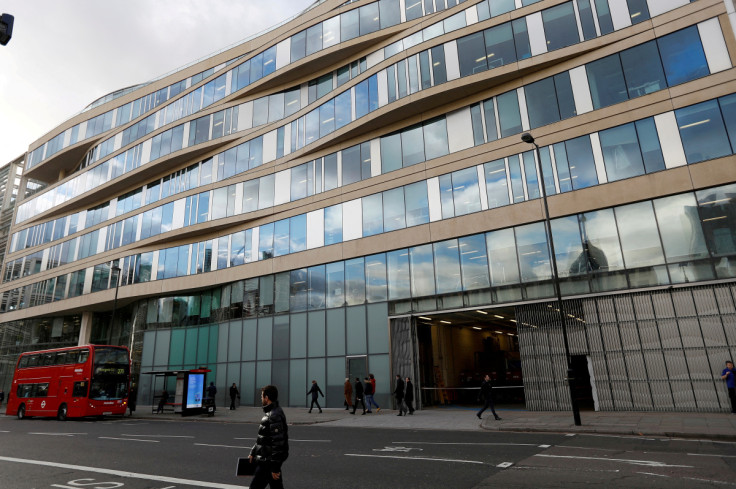 The offices where the London Metal Exchange is headquartered are seen in the City of London