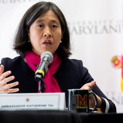 U.S. Secretary of State Blinken attends the Ministerial Meeting at the University of Maryland in College Park