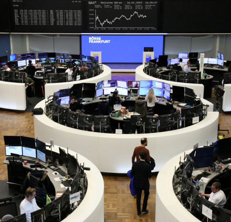 German share price index DAX graph is pictured at the stock exchange in Frankfurt