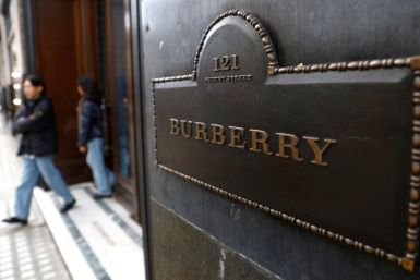 A Burberry store is seen in London