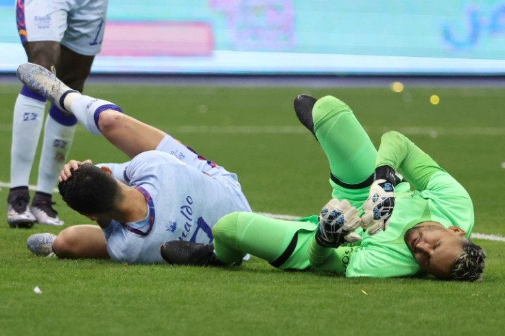 Cristiano Ronaldo and Keylor Navas