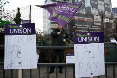 Ambulance workers began strike action last month over pay and conditions