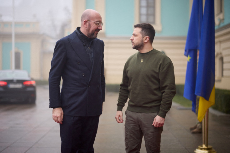 European Council President Charles Michel visits Kyiv