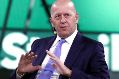 David Solomon, the CEO of Goldman Sachs, speaks during the Bloomberg Global Business Forum in New York City