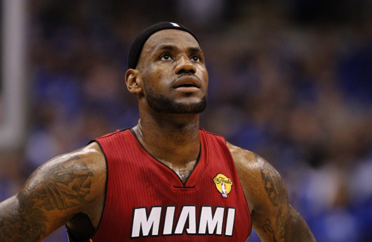 LeBron James had 32 points in his first playoff game this season.