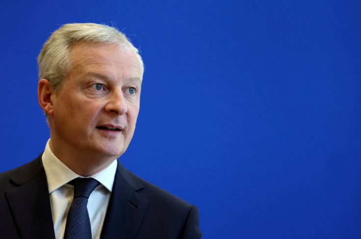 French Economy and Finance Minister Le Maire and German Economy and Climate Minister Habeck in Paris