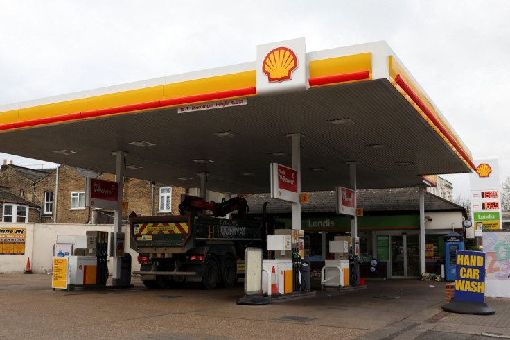 A general view of a Shell's petrol station in South East London