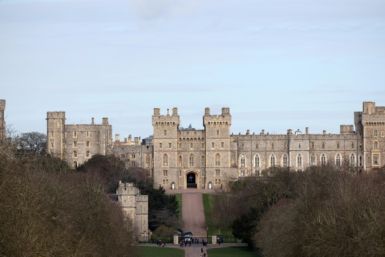 Windsor Castle, the late queen's favourite residence, west of London