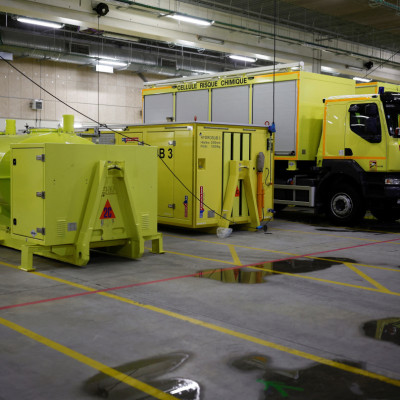 France's only nuclear waste reprocessing plant in La Hague