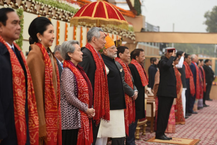 ASEAN leaders at Republic Day 2018