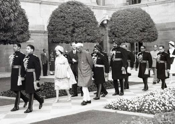 Queen Elizabeth II at Republic Day 1961