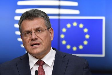 EU's Sefcovic speaks on an EU better regulation