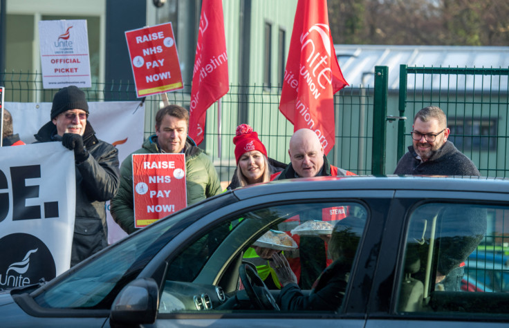 Workers stage largest strike in history of Britain's health service Nhs-strike-wales