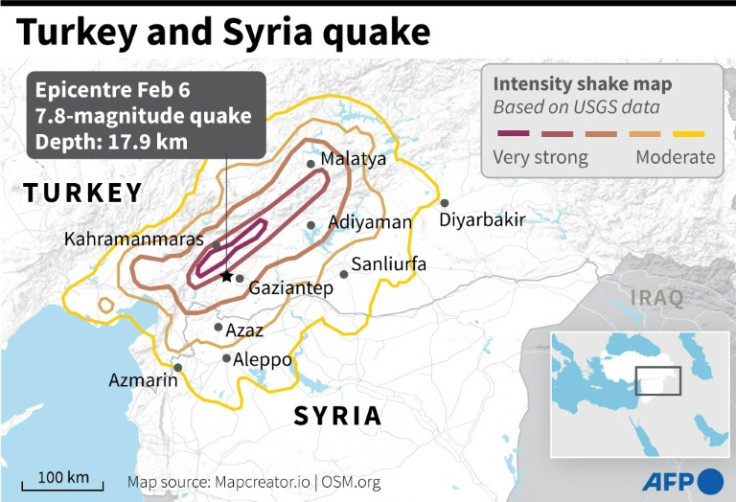 Turkey and Syria quake