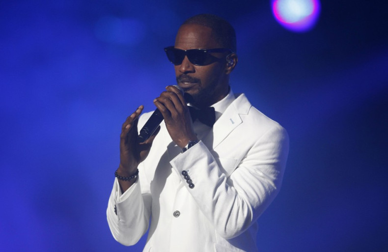 Jamie Foxx performs during the &quot;Michael Forever&quot; tribute concert, which honours late pop icon Michael Jackson, at the Millennium Stadium in Cardiff, Wales October 8, 2011.