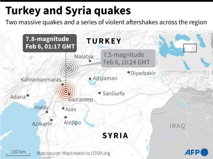 Turkey and Syria quakes