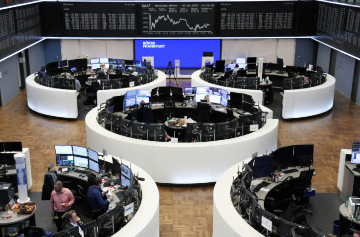 German share price index DAX graph is pictured at the stock exchange in Frankfurt