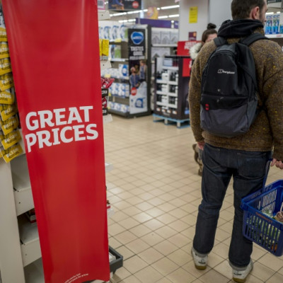 The UK Consumer Prices Index fell to 10.1 percent in January compared with a rate of 10.5 percent in December