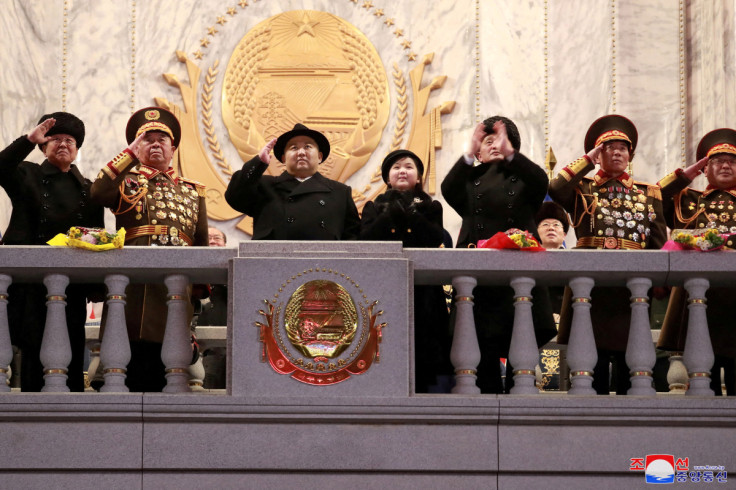 Military parade to mark the founding anniversary of North Korea's army, at Kim Il Sung Square in Pyongyang