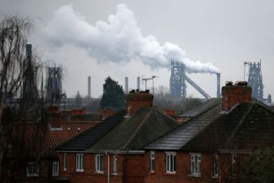 British Steel's Scunthorpe plant, where coke ovens are slated to be shut