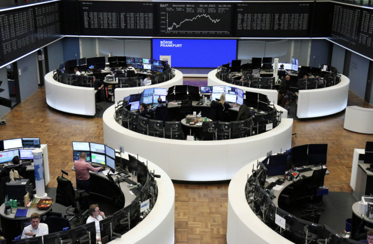 German share price index DAX graph is pictured at the stock exchange in Frankfurt