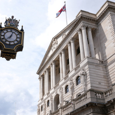 Bank of England in London, Britain
