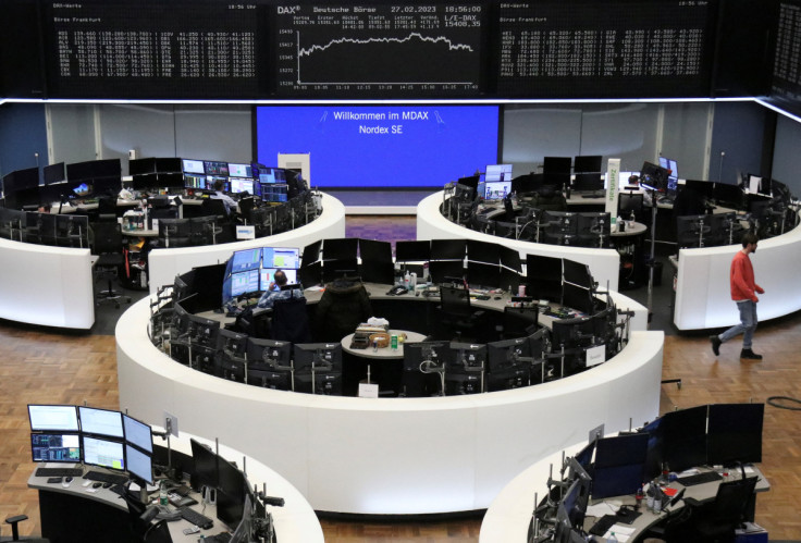 German share price index DAX graph is pictured at the stock exchange in Frankfurt