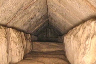 Hidden corridor inside the Great Pyramid