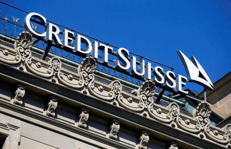 Logo of Swiss bank Credit Suisse is seen in Zurich