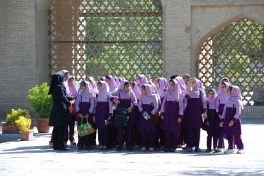 Schoolgirls in Iran